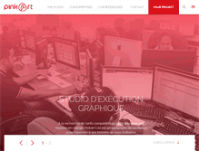 Tablet Screenshot of pinkart-ltd.com